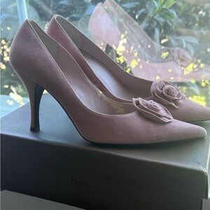 Linea Paolo - Marlena pink suede shoe